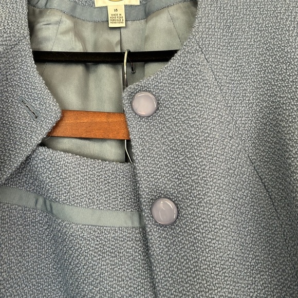 Talbots Size 16 Periwinkle Suit - Picture 3 of 8